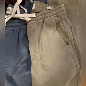 Lot of TWO marine layer Saturday pants, slim fit, size small. EUC
